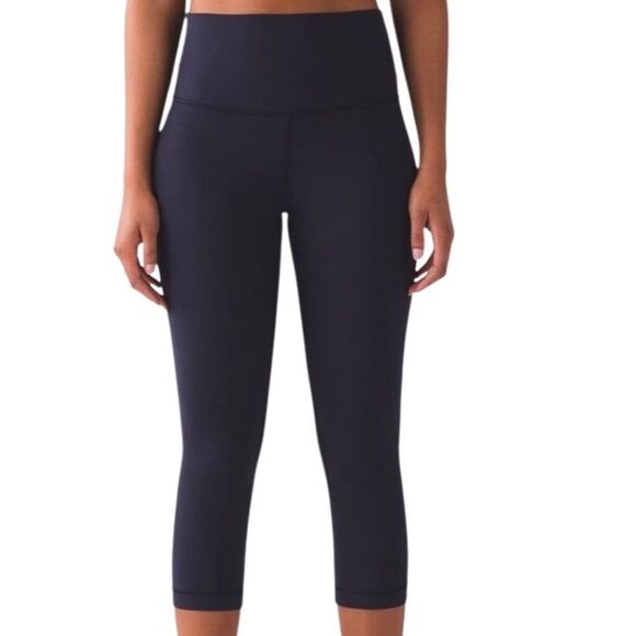 …Lululemon Align Crop 19" Midnight Navy - Picture 1 of 12